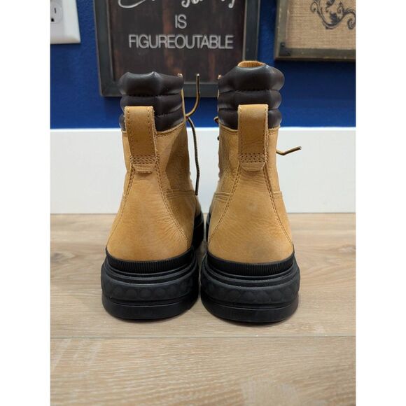 NWOB Timberland Ray City GreenStride Waterproof Boots Women’s 8.5 Wheat Nubuck - Picture 3 of 11